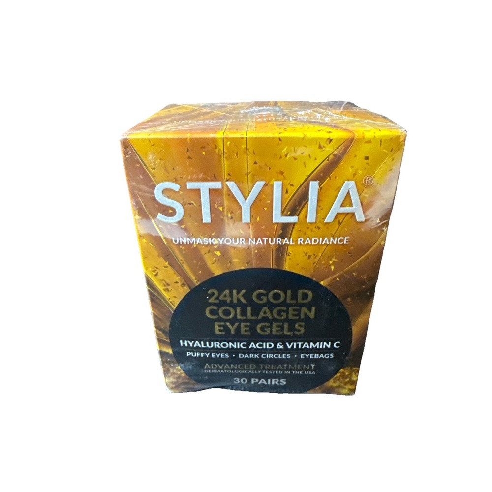 Stylia Unmask Your Natural Radiance 24K Gold Collagen Eye Gels Hyaluronic Acid